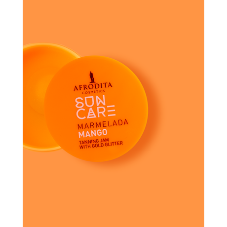 Afrodita SUN CARE MARMELADA MANGO bronzosító csillámokkal Afrodita SUN CARE MARMELADA MANGO bronzosító csillámokkal